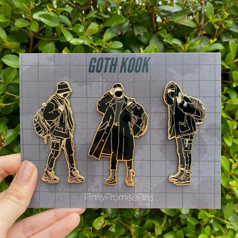 Goth Kook Hard Enamel Pin