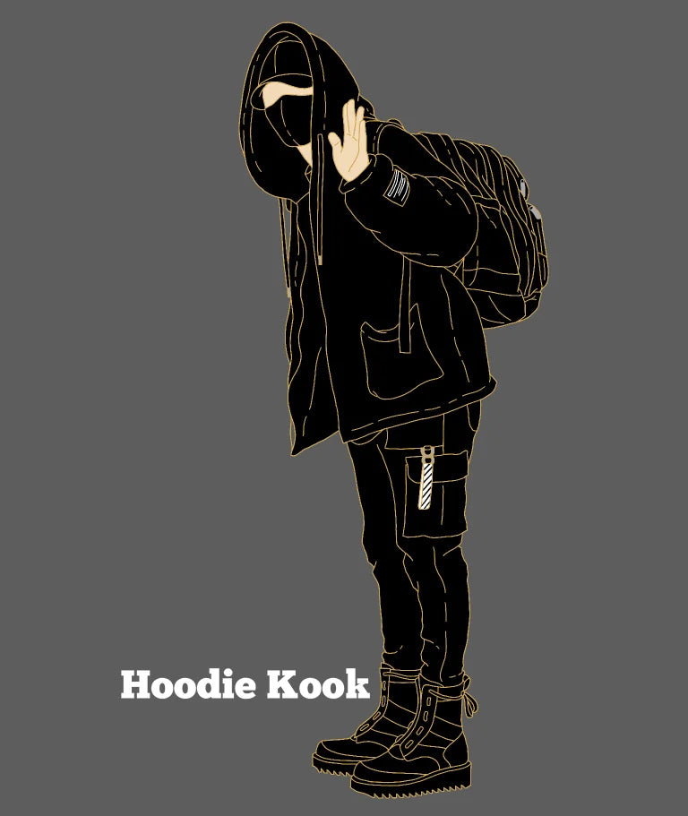 Goth Kook Hard Enamel Pin