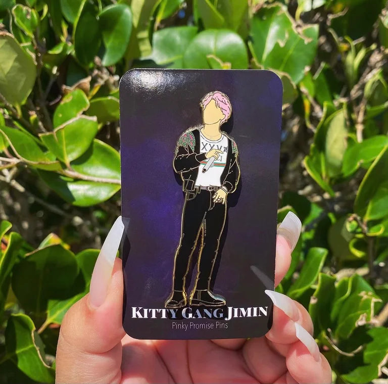 Kitty Gang Jimin Hard Enamel Pin